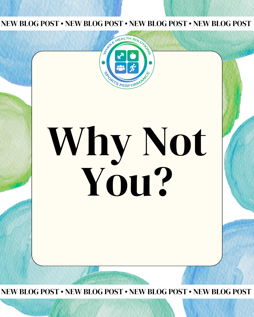 Why Not You